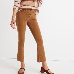 Madewell Corduroy Fly Button Pants